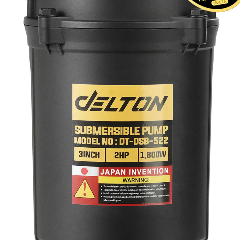 ปั๊มจุ่ม DELTON รุ่น DT-DSB-522 ขนาด 3 นิ้ว 2HP 1800W